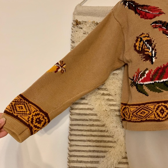 Vintage American Design First Issue Feather Cardigan - Picture 4 of 8